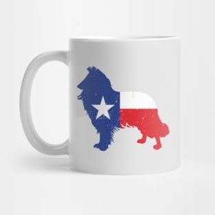 Lone Star State, Lone Star Flag, Texas State Flag, Texas, College Station, Reville, Collie Mug